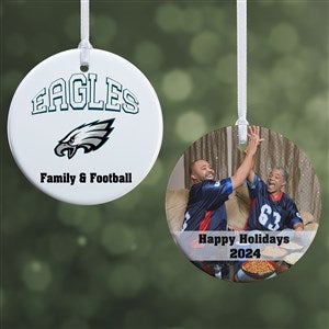 NFL Philadelphia Eagles Personalized Photo Ornament - 2 Sided Glossy