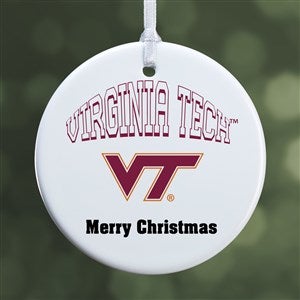 NCAA Virginia Tech Hokies Personalized Ornament - 1 Sided Glossy
