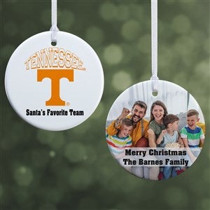 NCAA Tennessee Volunteers Personalized Photo Ornament - 2 Sided Glossy