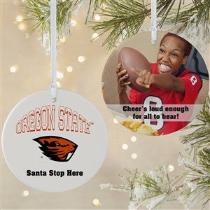 NCAA Oregon State Beavers Personalized Photo Ornament  - 2 Sided Matte