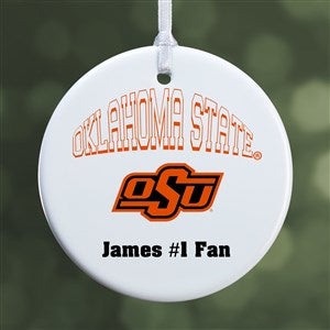 NCAA Oklahoma State Cowboys Personalized Ornament - 1 Sided Glossy