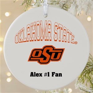 NCAA Oklahoma State Cowboys Personalized Ornament - 1 Sided Matte