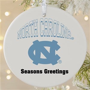 NCAA North Carolina Tar Heels Personalized Ornament - 1 Sided Matte