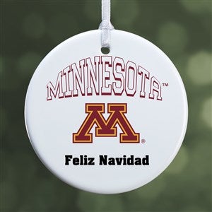 NCAA Minnesota Golden Gophers Personalized Ornament - 1 Sided Glossy