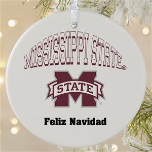 NCAA Mississippi State Bulldogs Personalized Ornament - 1 Sided Matte