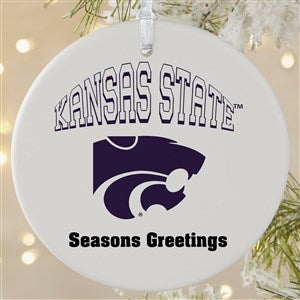 NCAA Kansas State Wildcats Personalized Ornament - 1 Sided Matte