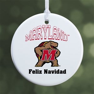 NCAA Maryland Terrapins Personalized Ornament - 1 Sided Glossy