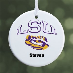 NCAA LSU Tigers Personalized Ornament - 1 Sided Glossy