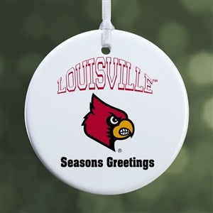 NCAA Louisville Cardinals Personalized Ornament - 1 Sided Glossy