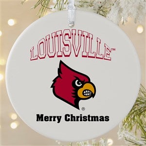 NCAA Louisville Cardinals Personalized Ornament - 1 Sided Matte