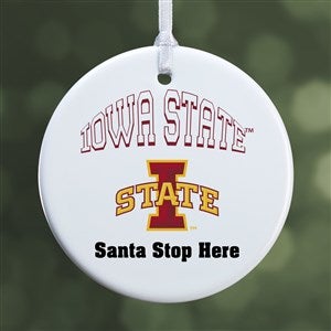 NCAA Iowa State Cyclones Personalized Ornament - 1 Sided Glossy