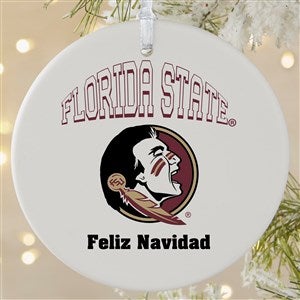 NCAA Florida State Seminoles Personalized Ornament - 1 Sided Matte