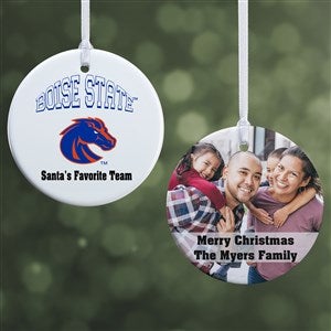 NCAA Boise State Broncos Personalized Photo Ornament-2.85 Glossy - 2 Sided