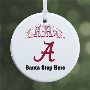 NCAA Alabama Crimson Tide Personalized Ornament - 1 Sided Glossy