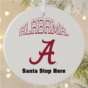 NCAA Alabama Crimson Tide Personalized Ornament - 1 Sided Matte