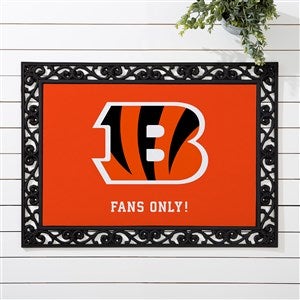 NFL Cincinnati Bengals Personalized Doormat - 18x27