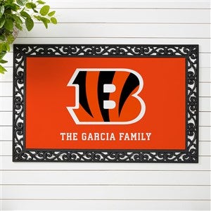 NFL Cincinnati Bengals Personalized Doormat - 20x35