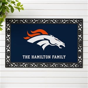 NFL Denver Broncos Personalized Doormat - 20x35