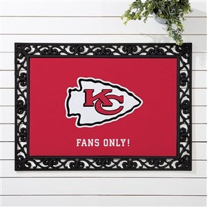 NFL Kansas City Chiefs Personalized Doormat - 18x27