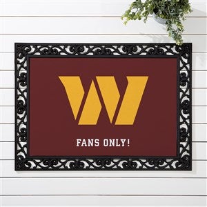 NFL Washington Football Team Personalized Doormat - 18x27