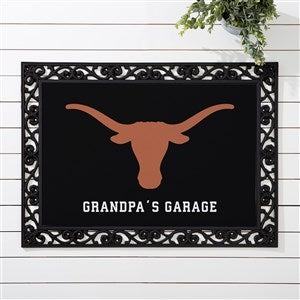 NCAA Texas Longhorns Personalized Doormat - 18x27
