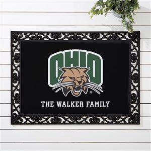 NCAA Ohio Bobcats Personalized Doormat - 18x27