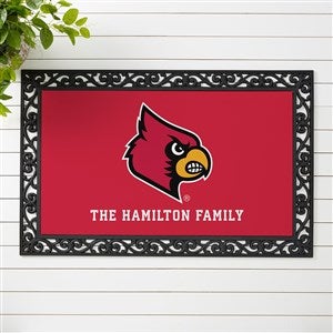 NCAA Louisville Cardinals Personalized Doormat - 20x35