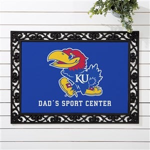 NCAA Kansas Jayhawks Personalized Doormat - 18x27