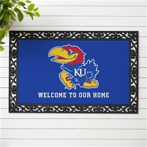 NCAA Kansas Jayhawks Personalized Doormat - 20x35