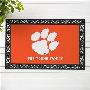 NCAA Clemson Tigers Personalized Doormat - 20x35