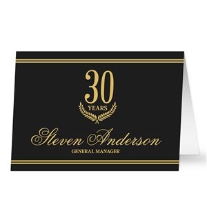 Retirement Years Personalized Greeting Card