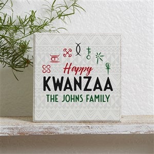 Kwanzaa Personalized Shelf Block