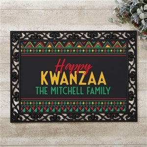 Kwanzaa Personalized Doormat 18x27