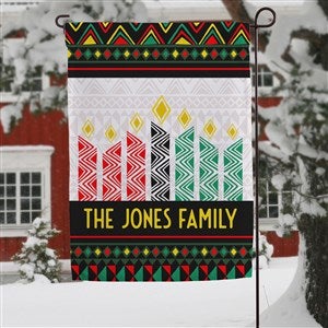 Kwanzaa Personalized Garden Flag