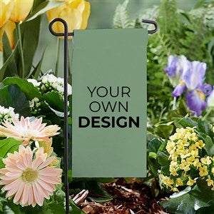 Design Your Own Personalized Mini Garden Flag- Sage Green