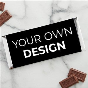 Design Your Own Personalized Candy Bar Wrappers- Black - Set of 12