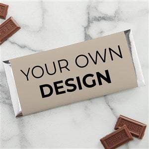 Design Your Own Personalized Candy Bar Wrappers- Tan - Set of 12