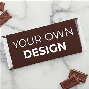 Design Your Own Personalized Candy Bar Wrappers- Brown - Set of 12
