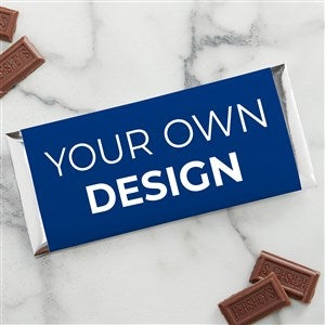 Design Your Own Personalized Candy Bar Wrappers- Blue - Set of 12