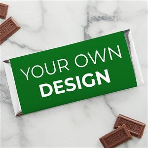 Design Your Own Personalized Candy Bar Wrappers- Green - Set of 12