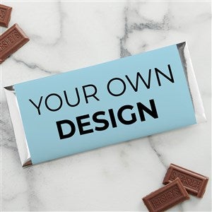 Design Your Own Personalized Candy Bar Wrappers- Baby Blue - Set of 12