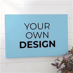Design Your Own Personalized Horizontal 16 x 24 Canvas Print- Baby Blue