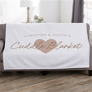 Snuggle Together Personalized 50x60 Sweatshirt Blanket