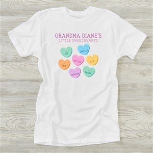 Grandma's Sweethearts Personalized Hanes T-Shirt