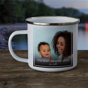 Photo Message For Her Personalized Enamel Mug-Large