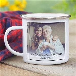 Photo Message For Her Personalized Enamel Mug - Small