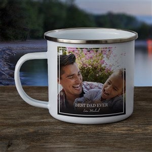 Photo Message For Him Personalized Enamel Mug-Large