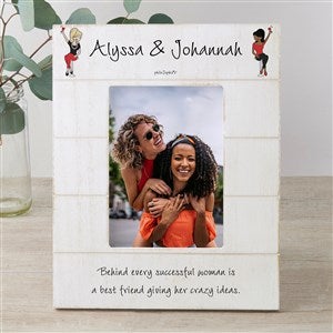 Best Friends philoSophie's Personalized Shiplap Frame 5x7 Vertical