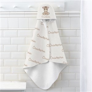 Precious Moments Giraffe Personalized Baby Hooded Towel