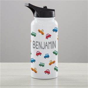 Cars Personalized Double-Wall Vacuum Insulated 32oz Water Bottle